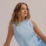 OLSEN DRESS - Baby Blue