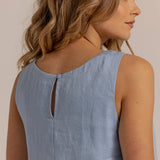 REN DRESS - Dusty Blue
