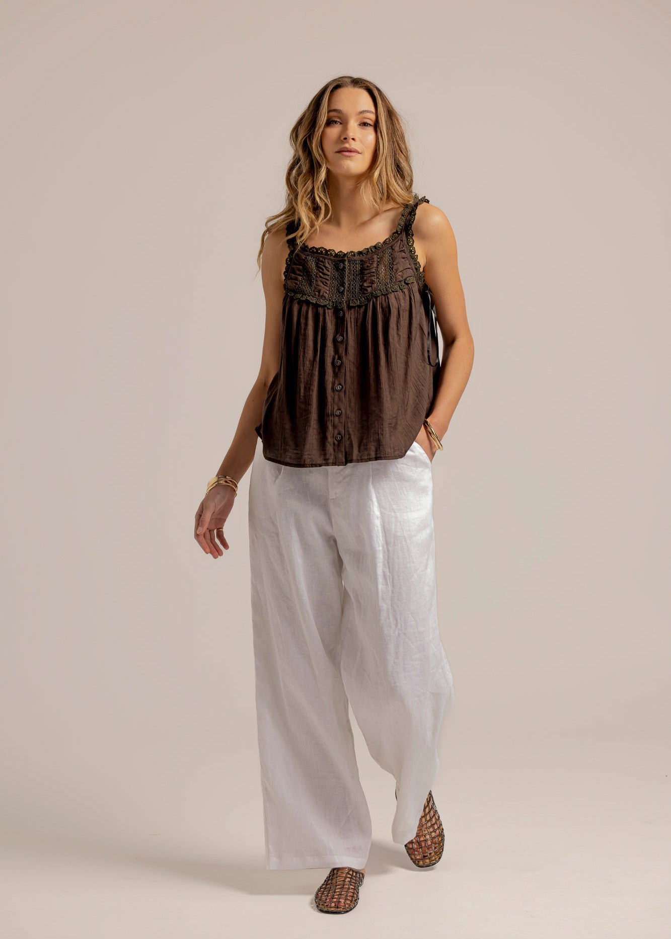 FLYNN PANT - White