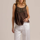 JUNE CAMI - Khaki