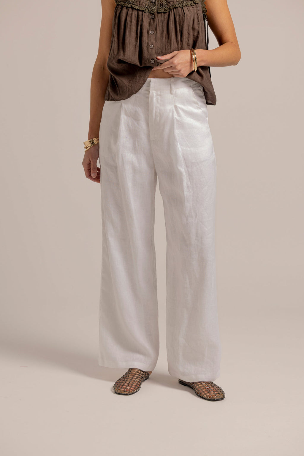 FLYNN PANT - White