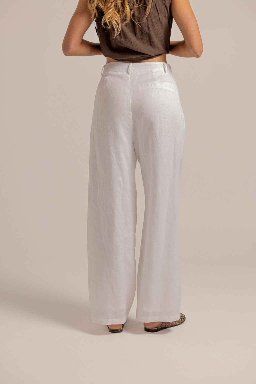 FLYNN PANT - White