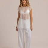 LOULA LACE TOP - White