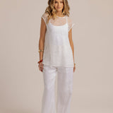 LOULA LACE TOP - White