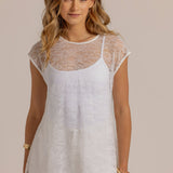 LOULA LACE TOP - White