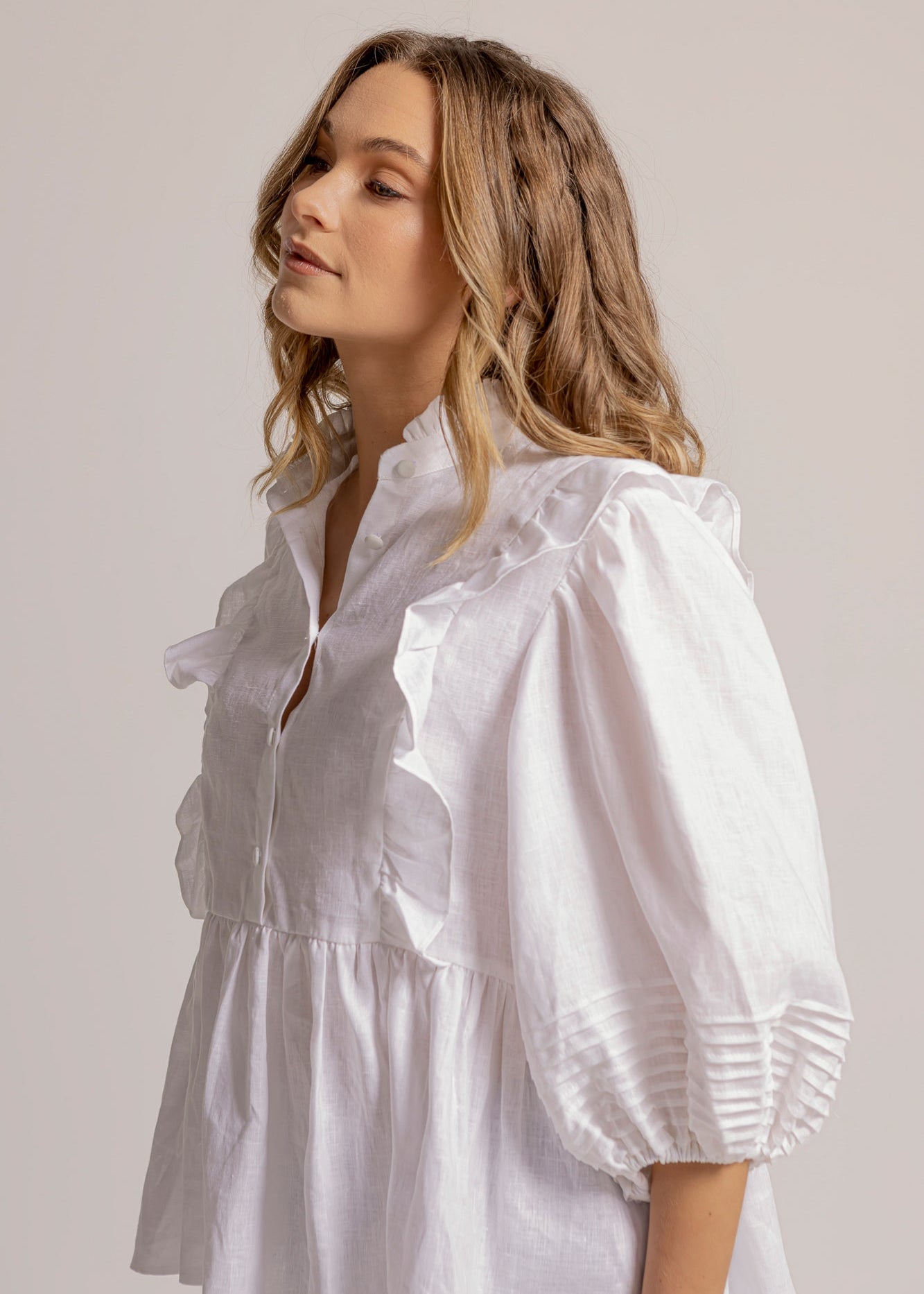 HOLLIE BLOUSE - White