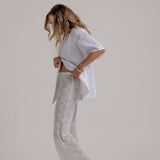 LARA LACE PANT - White