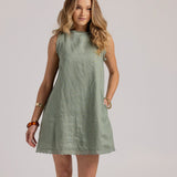 OLSEN DRESS - Khaki