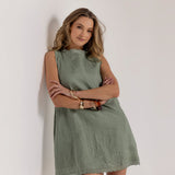 OLSEN DRESS - Khaki