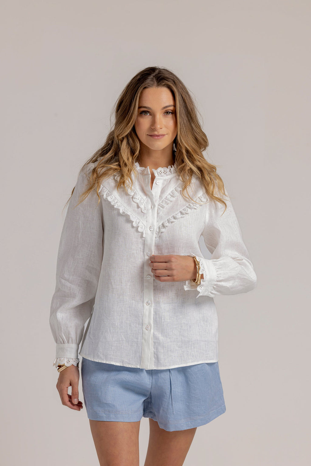 HAYLEE BLOUSE - White