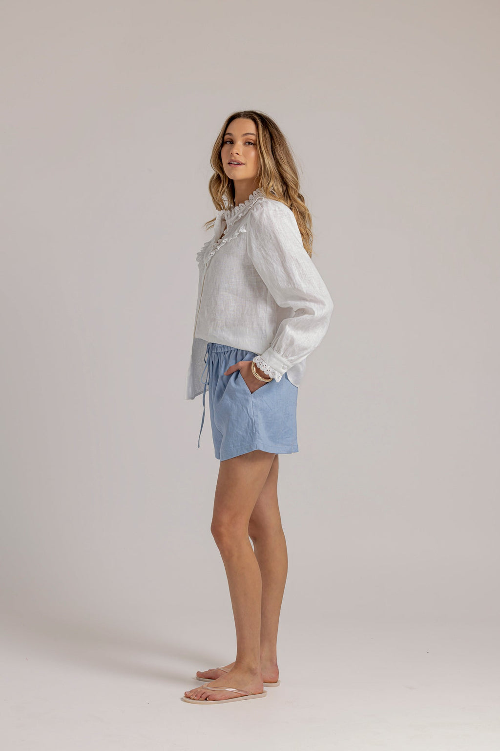 HAYLEE BLOUSE - White