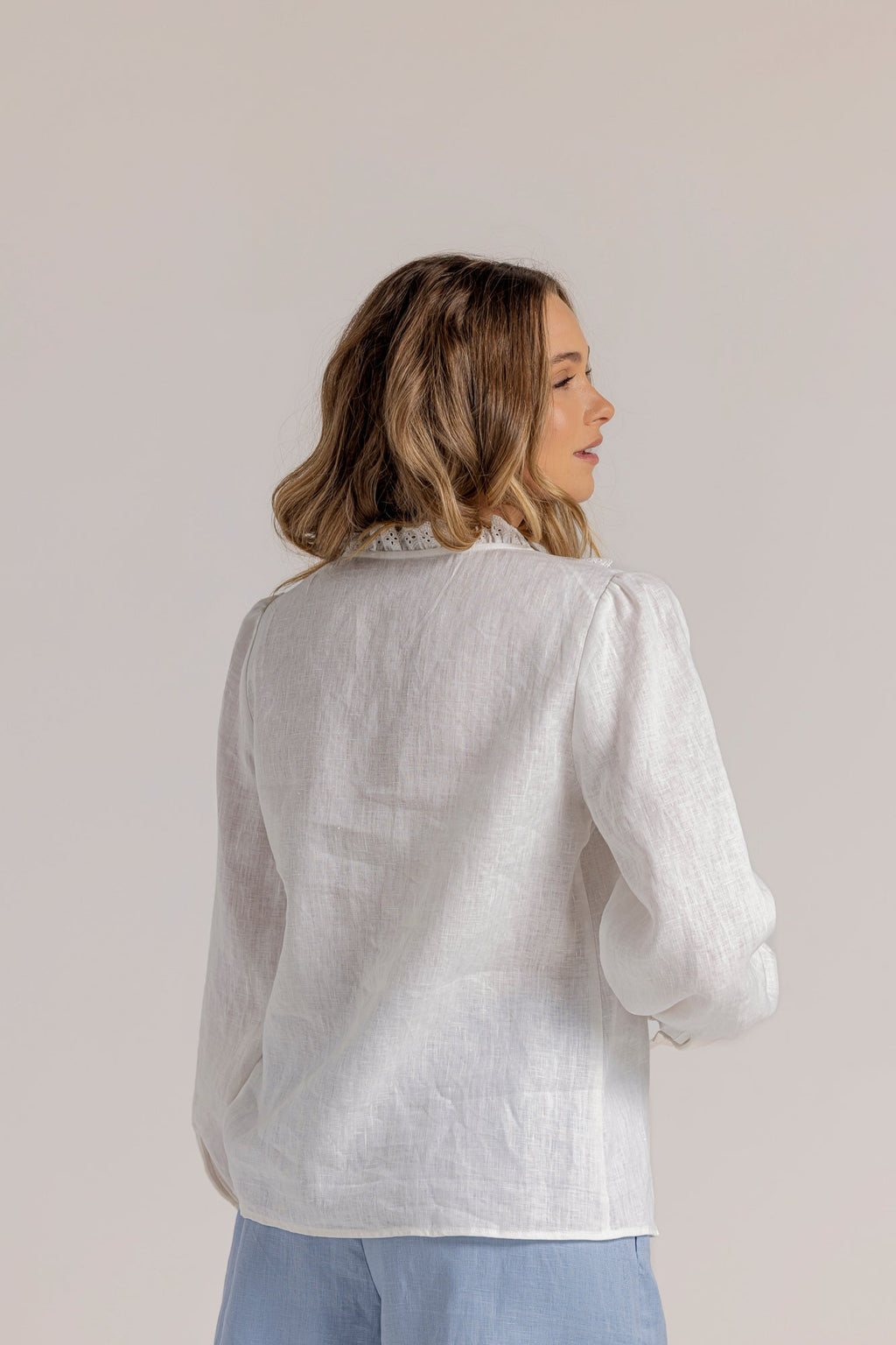 HAYLEE BLOUSE - White