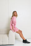 STEVIE LINEN DRESS- Dusty Pink