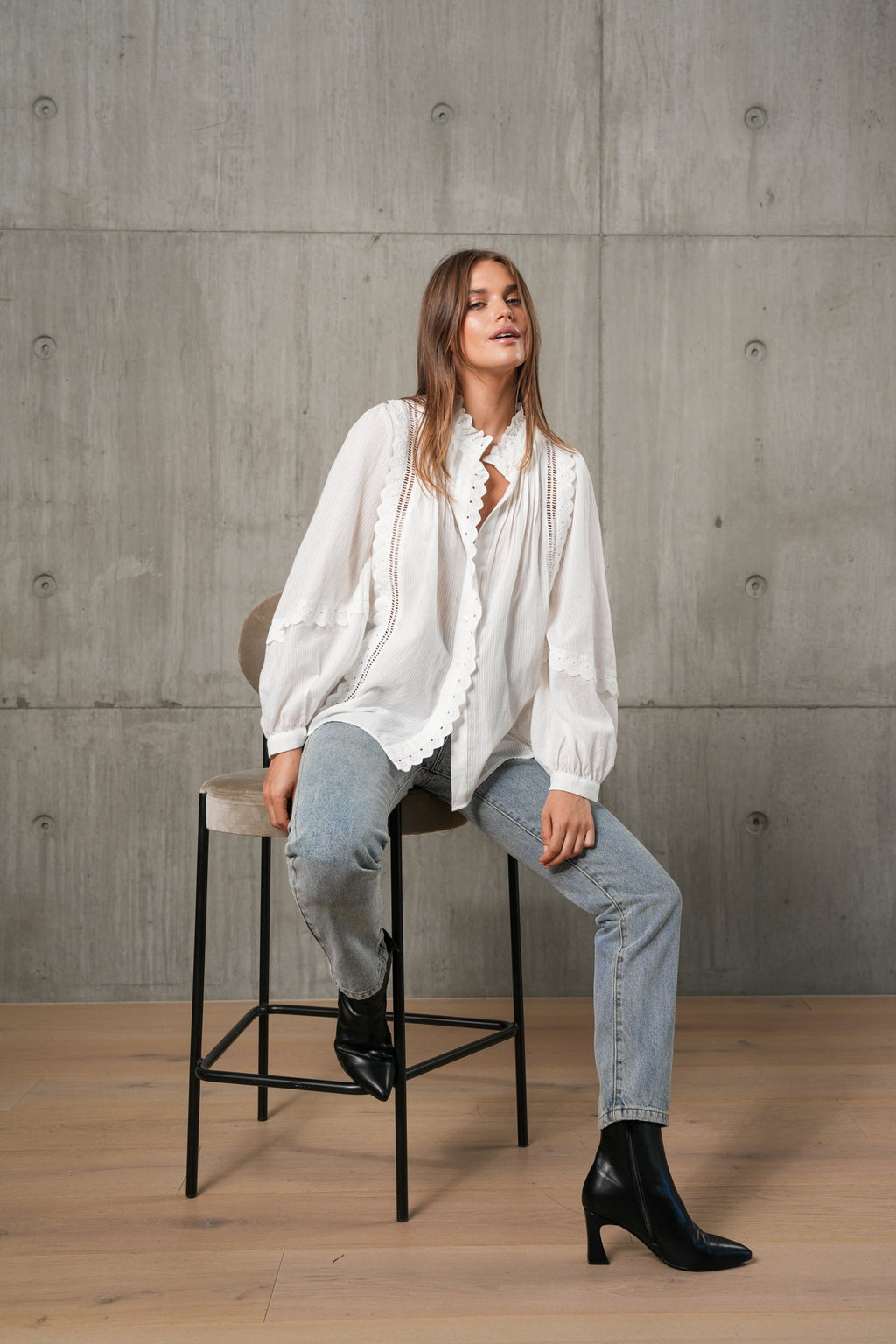 HARMONY BLOUSE - Ivory