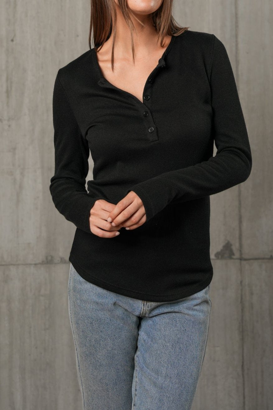 ADA LONG SLEEVE - BLACK