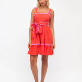 HARPA MINI DRESS - Cherry Red