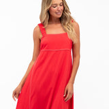 STITCHED UP MAXI DRESS