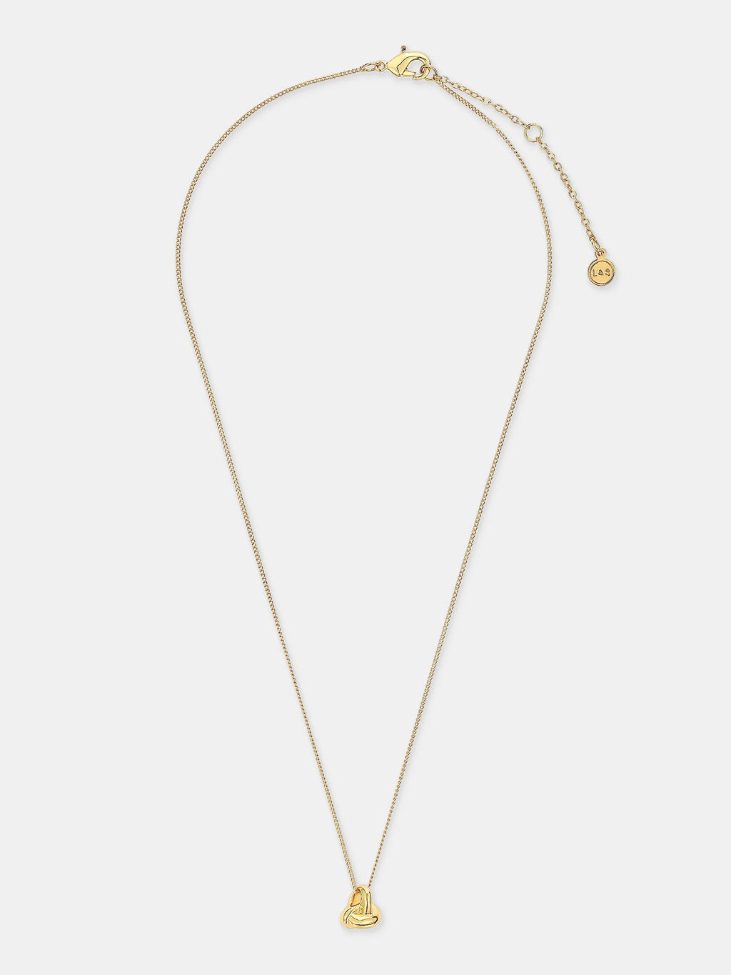 PETIT KNOT NECKLACE  - 18K Gold Plated