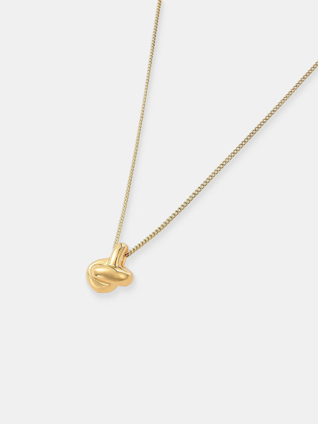 PETIT KNOT NECKLACE  - 18K Gold Plated