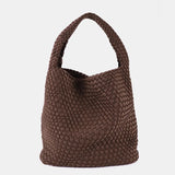 L&S Layla Woven Tote Bag