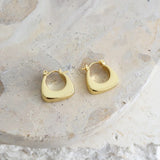 Nora Huggie 18K Gold Plated Earrings