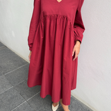 LILLIAN DRESS - Ruby