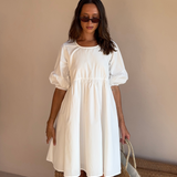 PORTIA DRESS - White