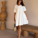 PORTIA DRESS - White