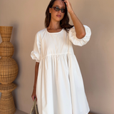 PORTIA DRESS - White