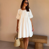 PORTIA DRESS - White