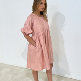 PORTIA DRESS - Blush