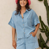 Dawn Denim Shirt - Medium Wash