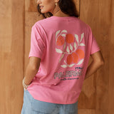 Ellia Print Tee - Italian Orange Print