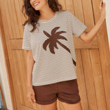 Tibby Tee - Chocolate Stripe