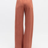 LOUISE DRAWSTRING PANTS - Terracotta