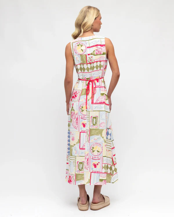 CLOVELLY MIDI DRESS - Print