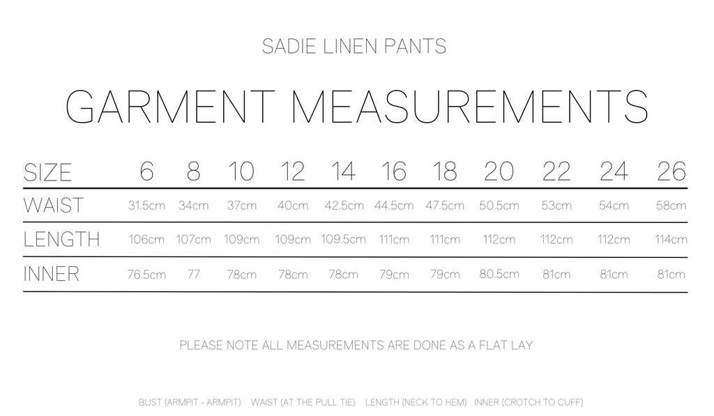 SADIE LINEN PANTS - Oat