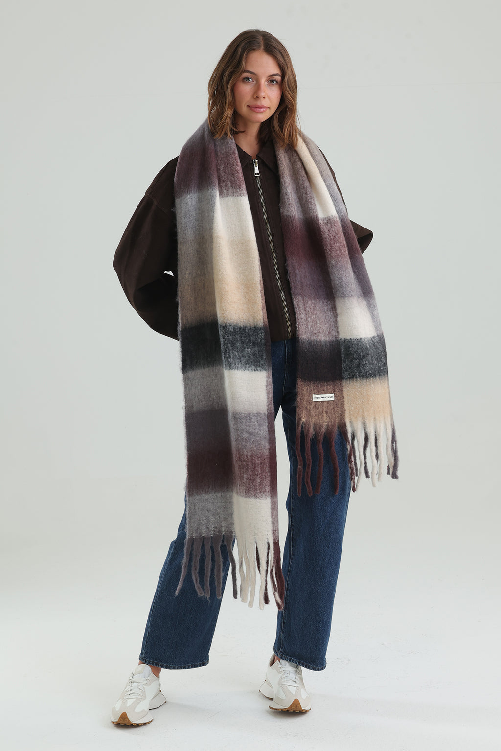 Emma Chunky Check Scarf
