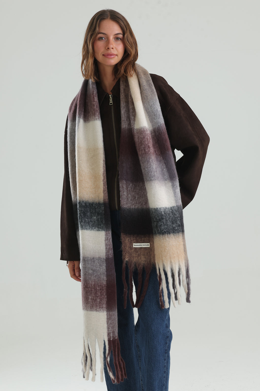 Emma Chunky Check Scarf