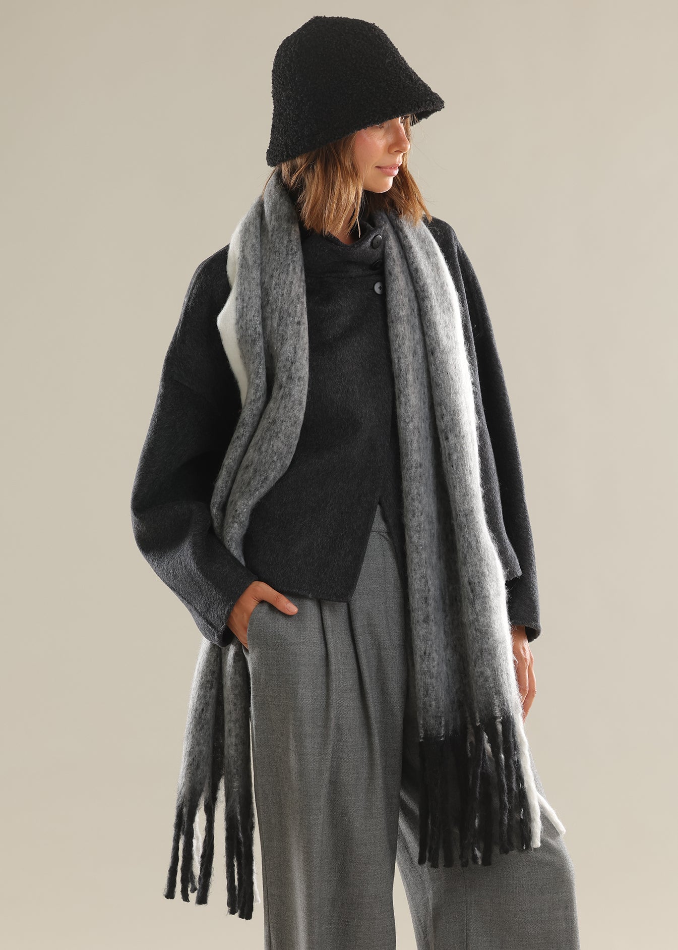 Cosette Chunky Two-Toned Scarf