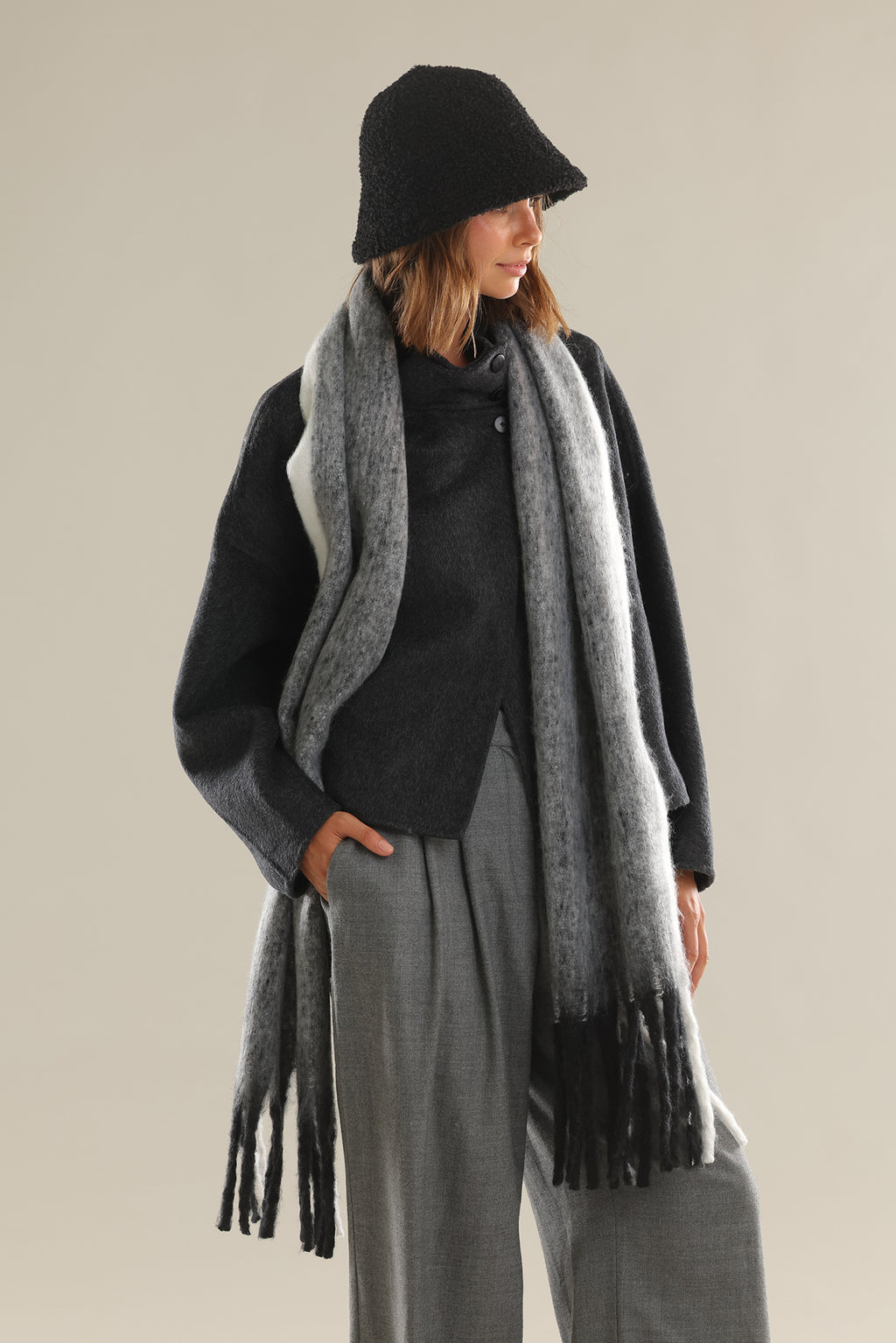 Cosette Chunky Two-Toned Scarf