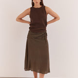 Oriana Ruched Waist Skirt
