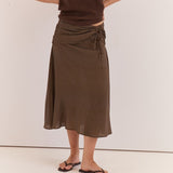 Oriana Ruched Waist Skirt