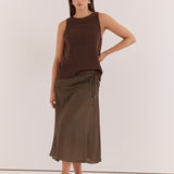 Oriana Ruched Waist Skirt
