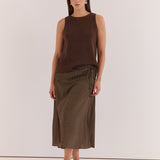 Oriana Ruched Waist Skirt