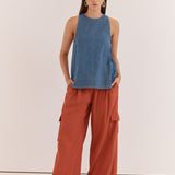 Loretta Denim Tunic