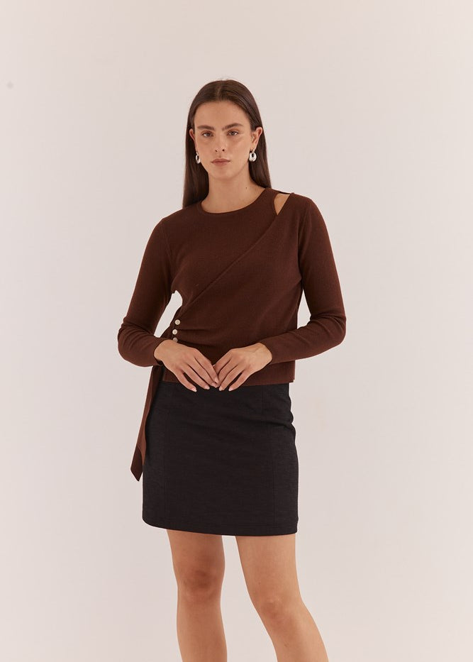 Azalea Wrap Sweater