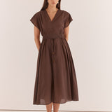 Nazalia Tie Waist Dress