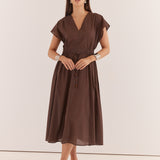 Nazalia Tie Waist Dress