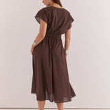 Nazalia Tie Waist Dress